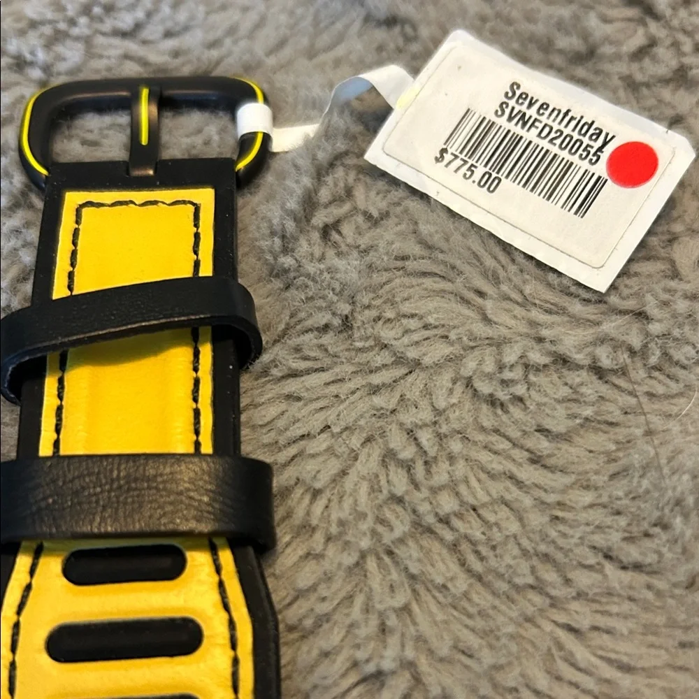 Sevenfriday Black and Yellow Watch